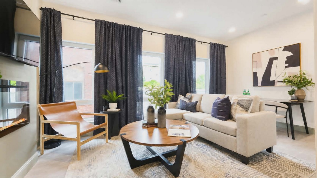 Living Room - Grand Central Suites Apartments
